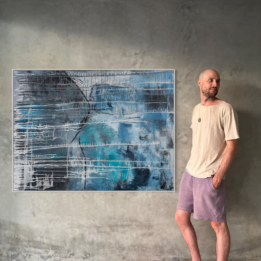 Canvas Print: "Blue Seduction"