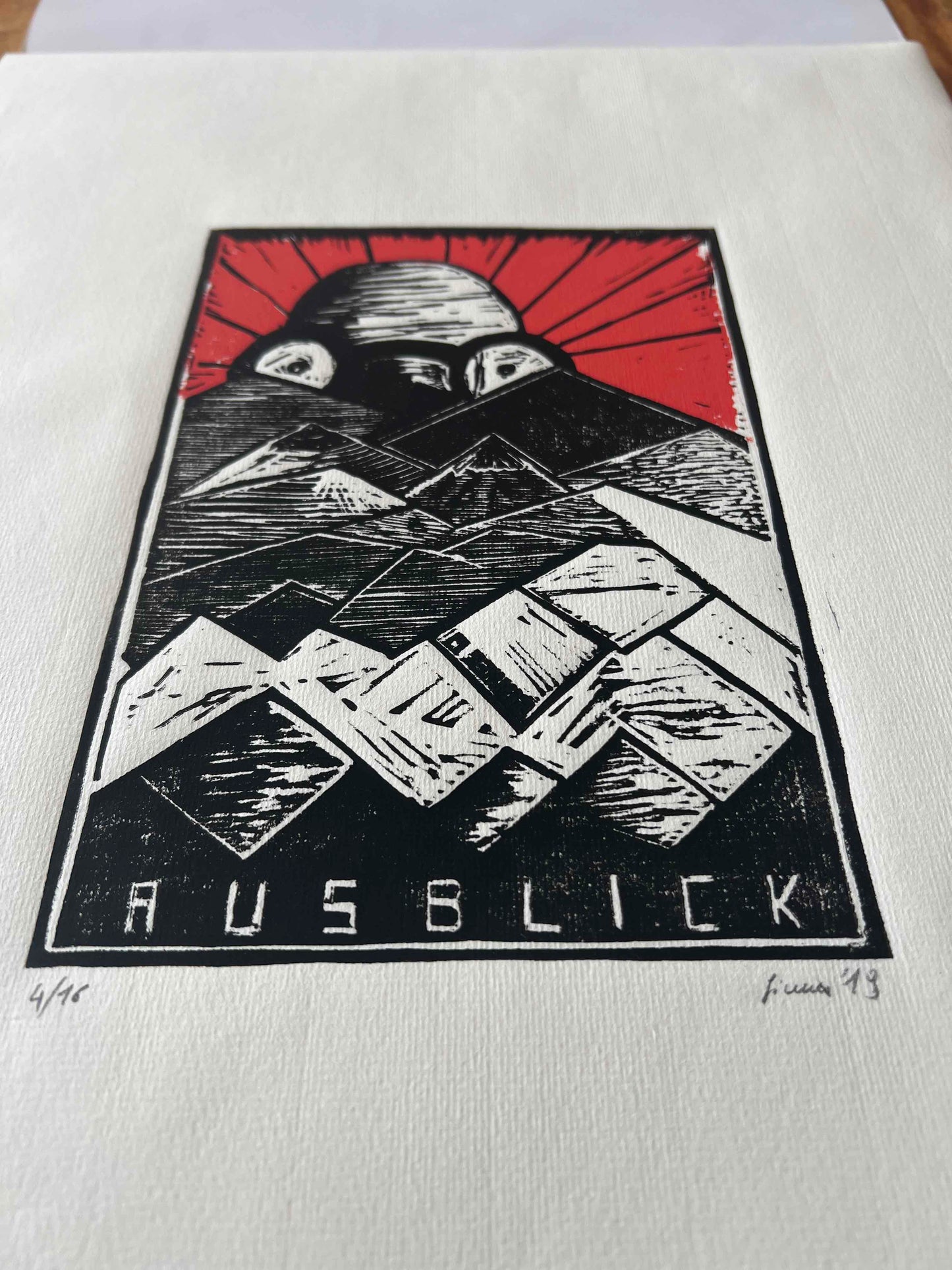 Limited Original Print: "Ausblick"