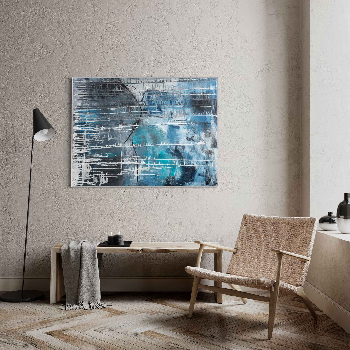 Canvas Print: "Blue Seduction"